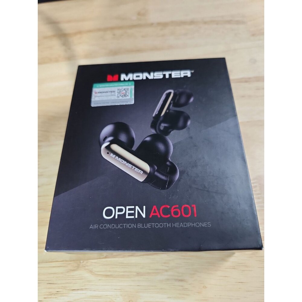 Monster open earbud blk/gold